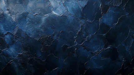 Deep sea texture with a moody atmosphere and a captivating dark blue aesthetic creating a natural stony pattern.