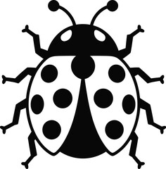 Obraz premium vector illustration of a ladybug