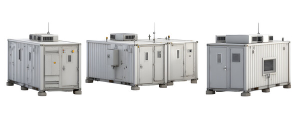 High-Quality Photo-Realistic High-Resolution modular emergency shelter uni versatile design element, transparent background, ideal for marketing materials and presentations