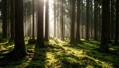 Sunlit forest floor (1)