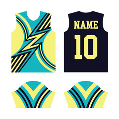 jersey design template, for sports background racing jersey design, soccer, volleyball, cycling