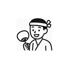 夏の風物詩アイコン４