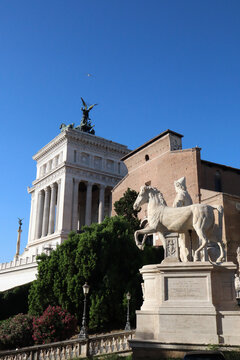 Statues in Capitoline Hill