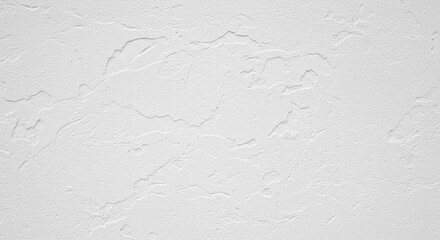 Abstract White Surface Texture with Irregular Rough Plaster Finish Detail Background Image