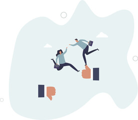 Mentor support, coaching or training for employee improvement, help colleague or partner to work better,human life.