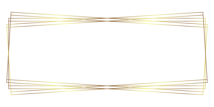 Luxury Golden Frame Vector – Classic Ornamental Border for Invitations and Certificates