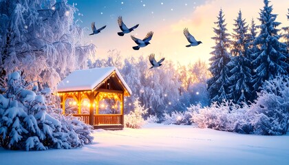 Winter wonderland gazebo