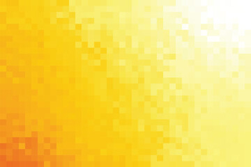 pixels pattern geometric mosaic orange background vector illustration template web banner wallpaper poster