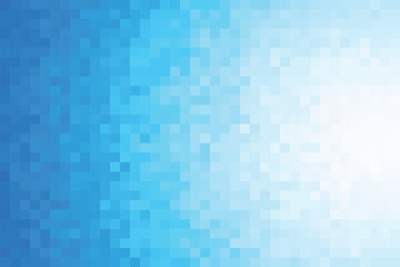 geometric pixels pattern mosaic blue background vector illustration template web banner wallpaper poster