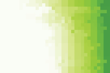 geometric mosaic pattern pixels green background vector illustration template web banner wallpaper poster