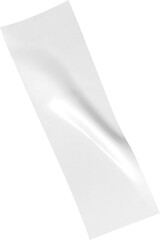 A versatile white paper sheet with subtle shading and a transparent backdrop, perfect for adding...