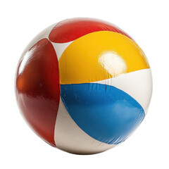 Beach Ball isolated on transparent background.