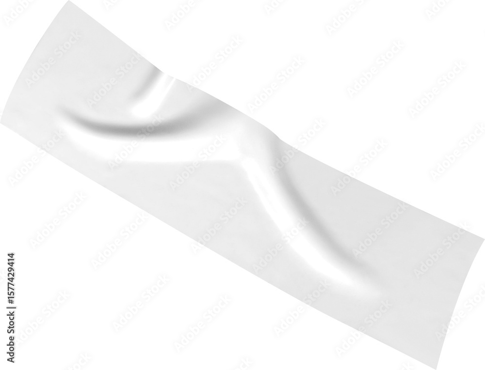 Poster white surface with subtle curves against a transparent background gives a minimalist and abstract ae