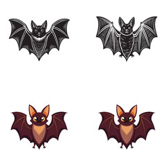 set of halloween owls