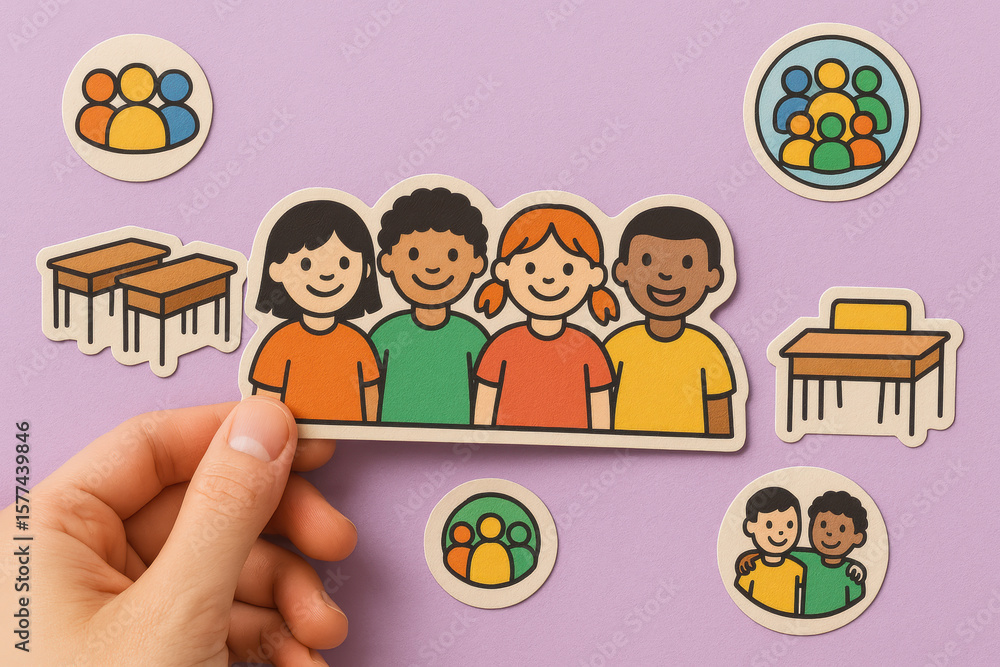 Poster a team-focused approach highlights collaboration and diversity as key elements for productive group 