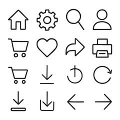 Business icons. Business and Finance web icons in line style. Money, bank, contact, infographic, Icon collection, Vector illustration, Money, Banking, Infographics & Contact Symbols.
