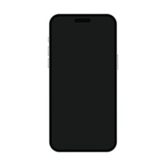 Modern Smartphone Design: A sleek smartphone featuring a slim bezel, rounded corners, and a modern aesthetic, epitomizing digital sophistication and technological advancement.