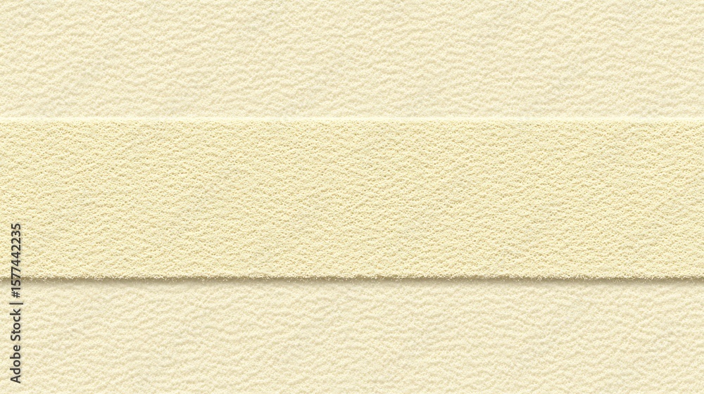 Aufkleber pale textured cream background with horizontal band, ideal for subtle design elements