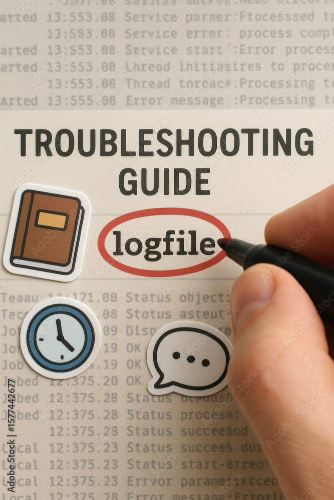 Poster a highlights key information in a troubleshooting guide to improve problem-solving efficiency