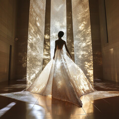 A Monumental Light Installation