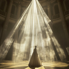 A Monumental Light Installation