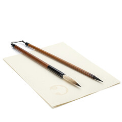 notebook with pen