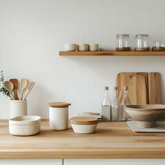 A minimalist kitchen