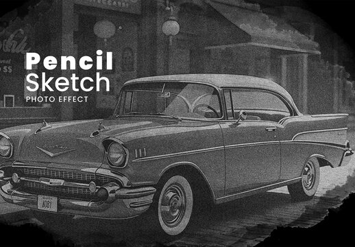 Pencil Sketch Art Photo Effect