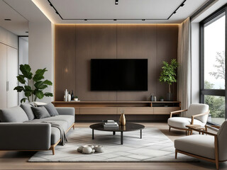 modern luxury apartment interior