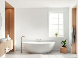 modern luxury bathroom interior