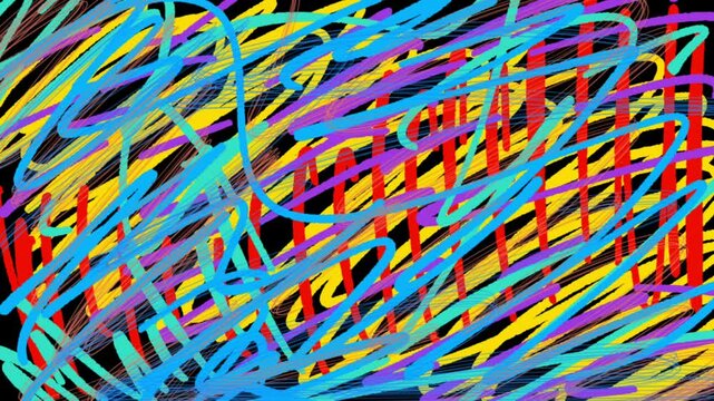 abstract background of colorful lines