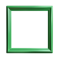 green wooden frame PNG