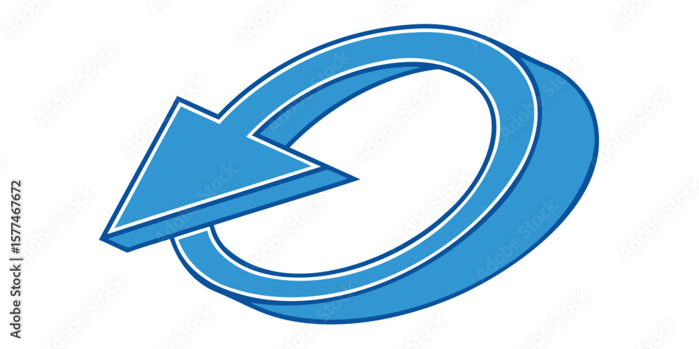 Aufkleber abstract design featuring overlapping blue triangles against a white background on the left side edg