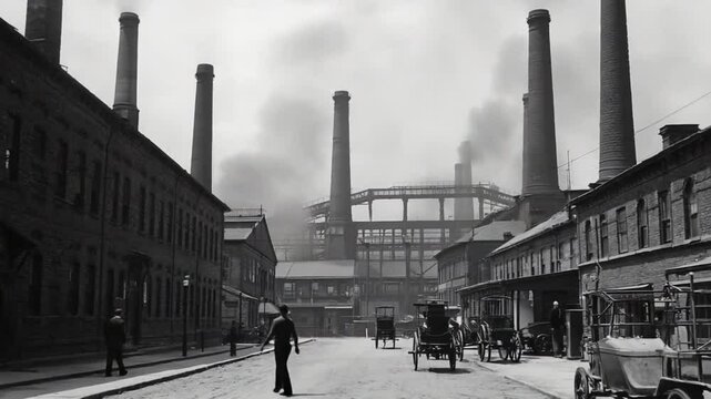 Industrial Revolution in London.
