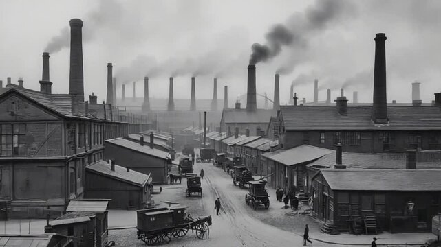 Industrial Revolution in London.