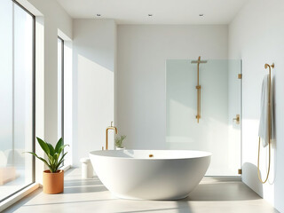 modern bathroom interior