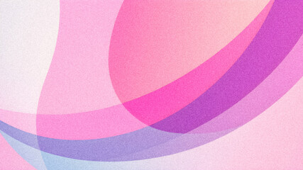 Abstract background with soft, curved, overlapping organic shapes predominantly in pink and purple tones. A calm, modern pastel design with grainy texture