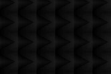 Obraz premium Abstract folding geometry with black layered dimension