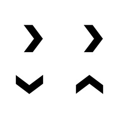 Vector Arrows Navigation Signs for Design