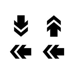 Directional Vector Arrows Up, Down, Left, Right