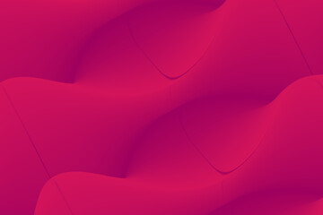 Precision 3D abstract folds in black vector style