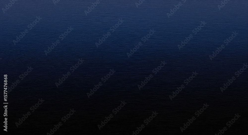 Poster deep gradient background transitions from a vibrant blue to a rich, dark black with subtle textured 