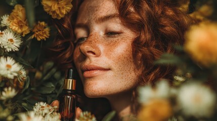 Natural beauty, organic skincare routine, eco-conscious products, glowing complexion, botanical ingredients, sustainable beauty, pure and simple, holistic care.