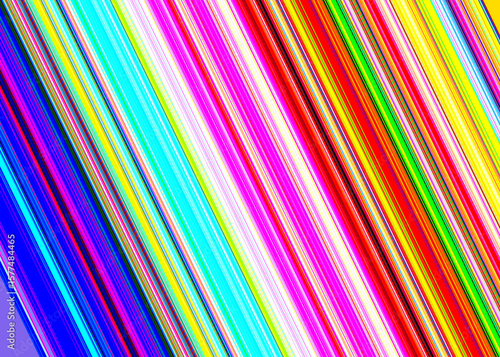 Fototapete vibrant diagonal stripes in a rainbow of colors create a dynamic and energetic abstract background p
