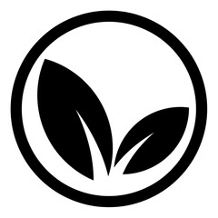 Black leaf png, dark leaf banner, nature leaf symbol