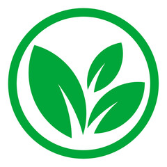 Green organic leaf PNG, natural fresh clipart, eco herbal icon
