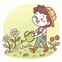 A child on an adventure with a magnifying glass in hand, symbolizing discovery, learning, and imagination.
Perfect for storybooks, activity sheets, and educational apps.