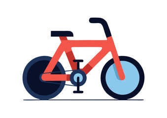 Fototapeta premium Stylized bicycle illustration 