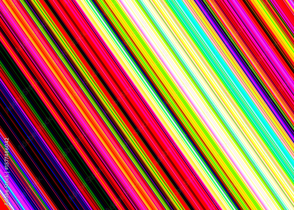 Fototapete vibrant diagonal stripes in a rainbow of colors create a dynamic and energetic abstract background p
