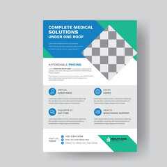 Professional Cleaning Service Flyer Template for Home Office and Restaurant Cleaning